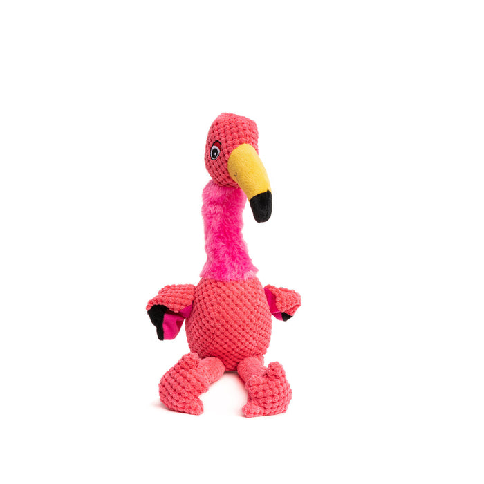 Fabdog Floppy Dog Toy Flamingo Sml
