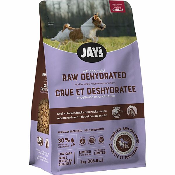 Jay's Beef/Chkn Dehydrated Back/Neck 3kg