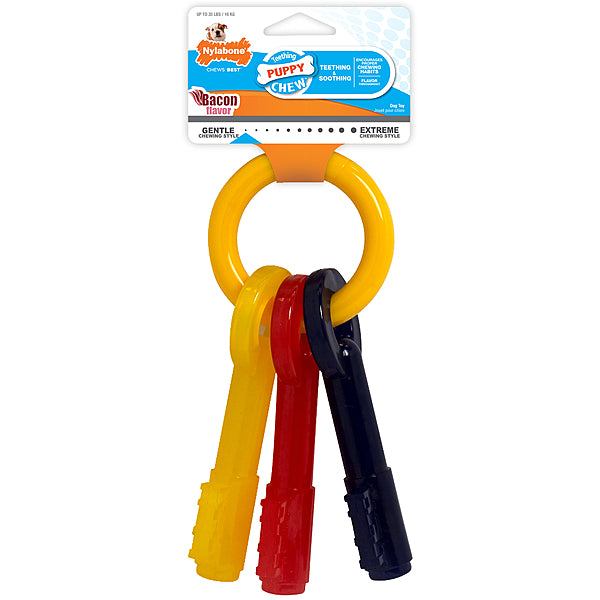NB Teething Keys Wolf | Puppy