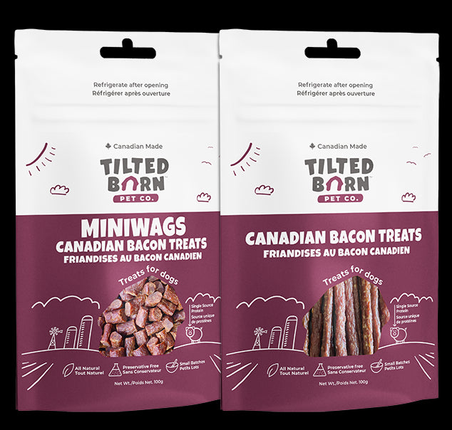 Tilted Barn Treats Miniwags Bacon 100g
