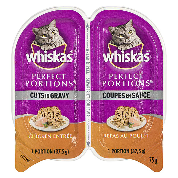 Whiskas Perfect Portion Chicken in Gravy 75g
