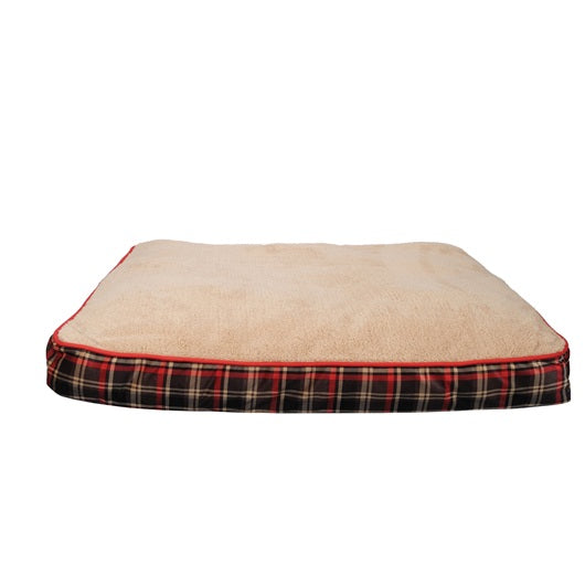 Dogit Dog Rectangle Mattress Bed Red Tartan