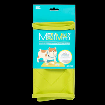 Messy Mutts Mat with Metal Rods Large Blue