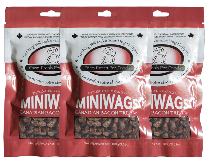 Tilted Barn Treats Miniwags Bacon 100g