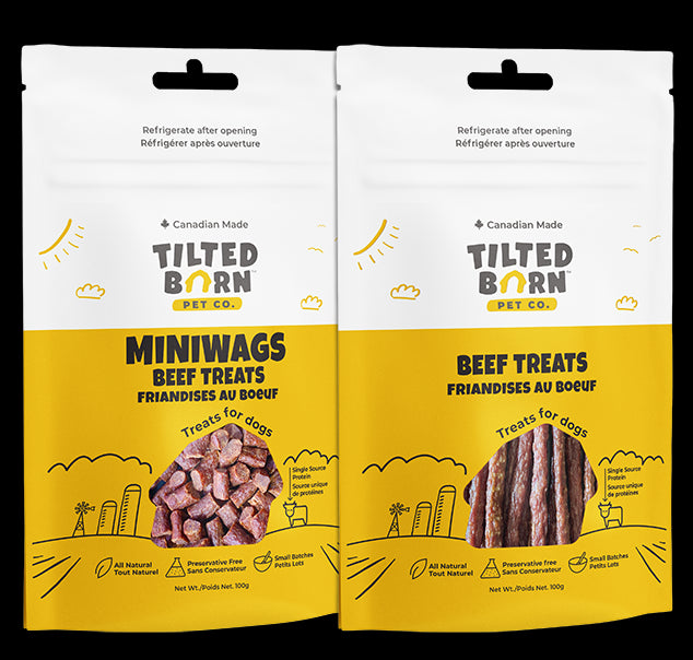 Tilted Barn Treats Miniwags Beef 100g
