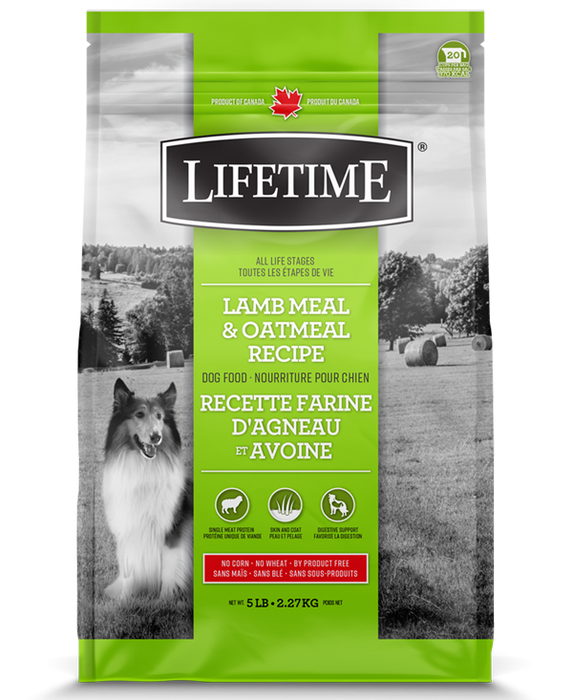 Lifetime All Life Stage Lamb & Oatmeal Dog Food 11.4 kg