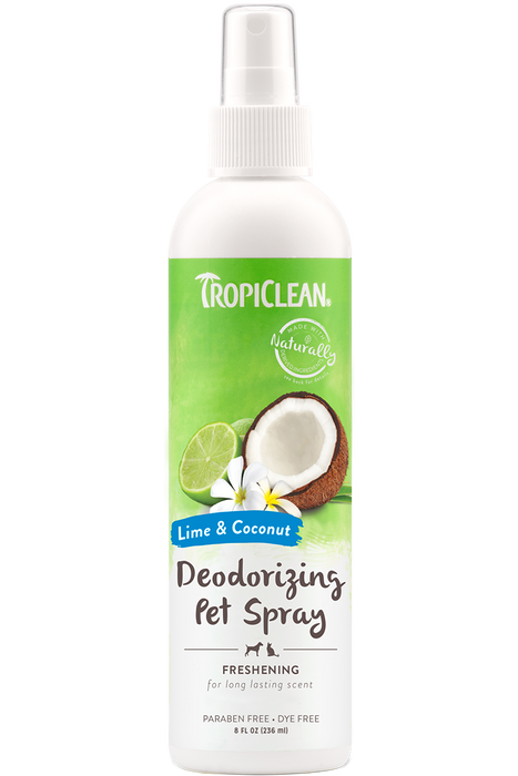 TropiClean Lime & Coconut Deodorizing Dog/Cat Spray 8oz