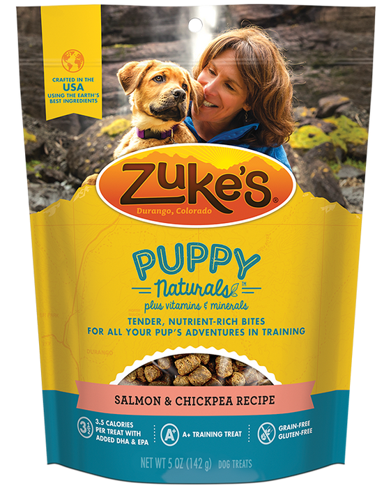Zukes Puppy Naturals Salmon & Chickpea 5oz